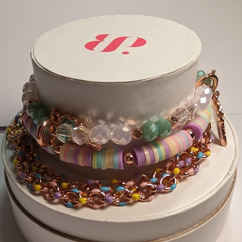 Bomb party stack bracelets